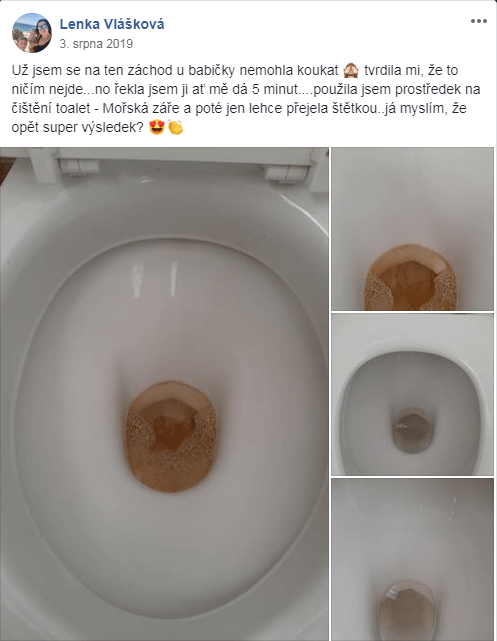 Čistá toaleta
